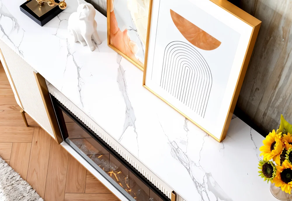 contemporary electric fireplace