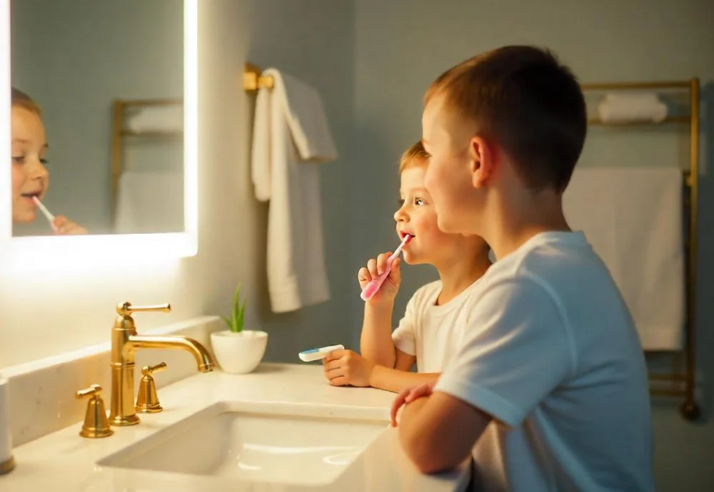 anti fog bathroom mirror