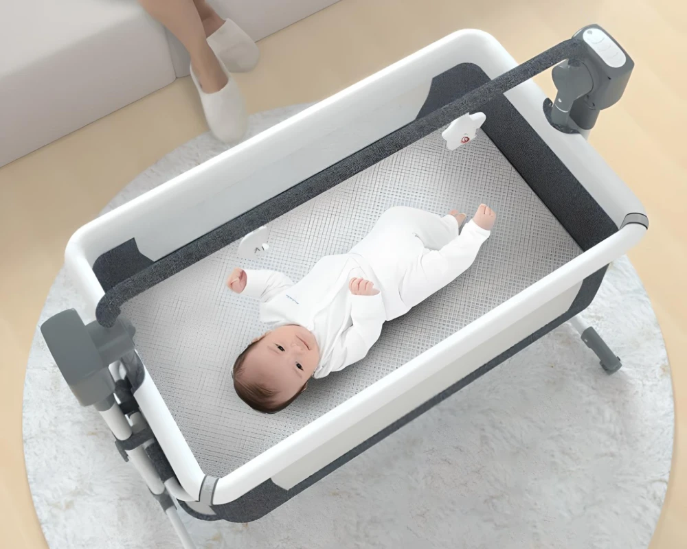 self rocking baby bassinet
